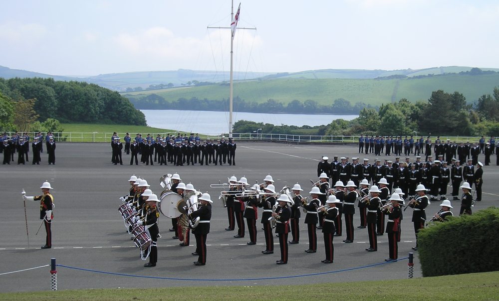 Royal Marines marching band